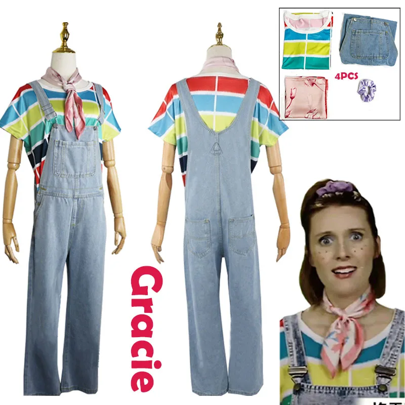 

WHH Anime Playtime Gracie cosplay costume Top Jumpsuit Accessories cosplay outfits women role play party Performance Restor