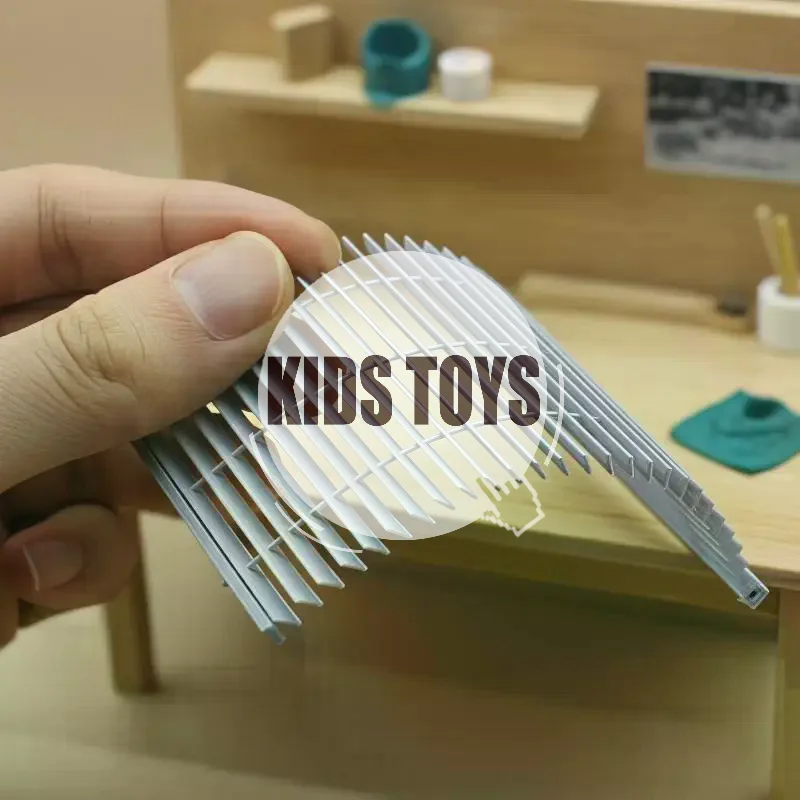 Dollhouse Miniature Blinds 1/12 Scale Realistic Shutter Ideal for Model Home Interiors