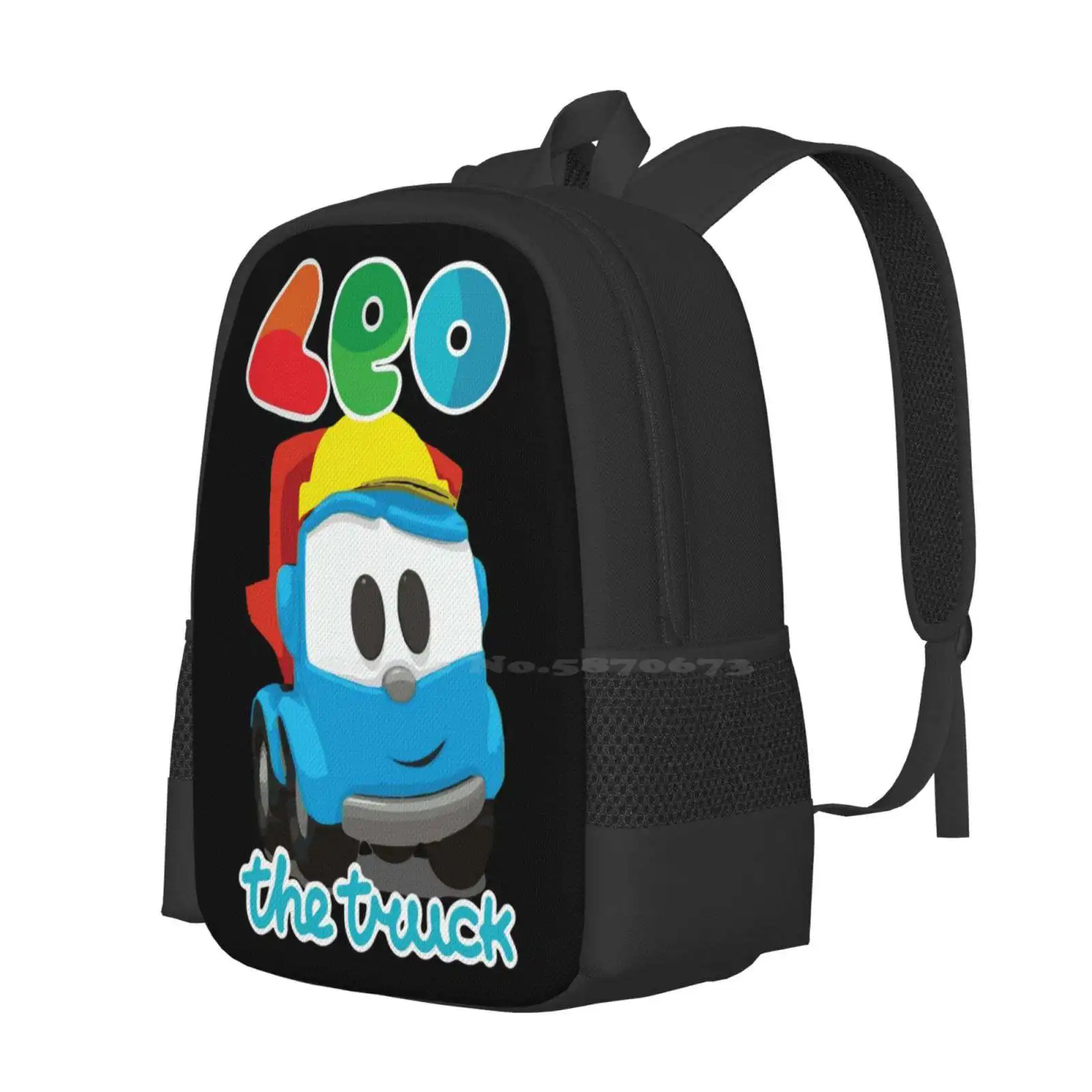 Leo The Truck-Let\'S Build It School Bags For Teenage Girls Laptop Travel Bags Leo The Truck The Inquisitive Truck Kids Baby