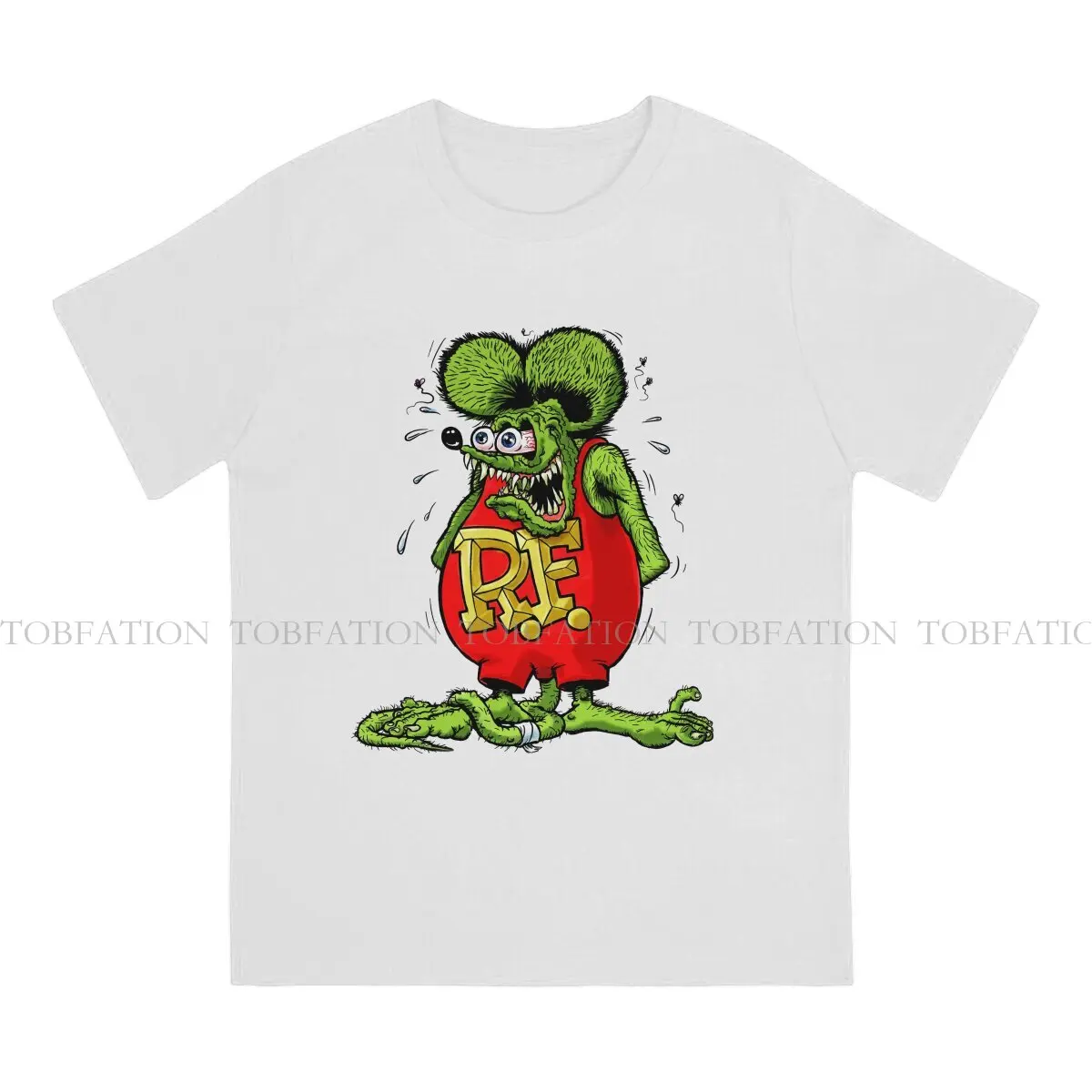 Monster Fantasy Fever Ratfink Rat Fink Tshirt Casual Punk T shirt Streetwear Homme Pure Cotton Ofertas Tees Tops