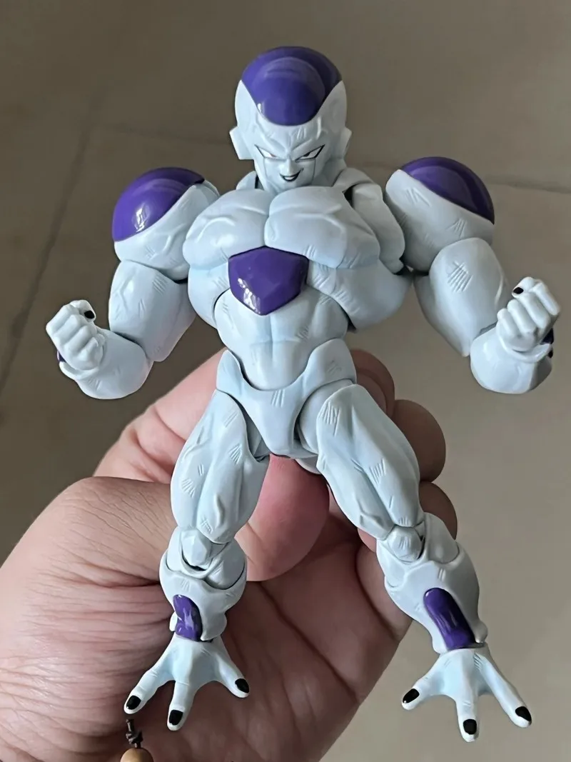 Original Bandai Soul Limited Shf Dragon Ball Full Power King Frieza Movable Model Anime Figures Collect Ornaments Christmas Gift