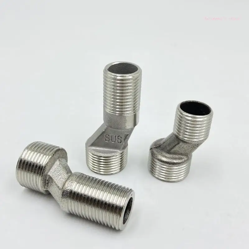 Steel Faucet Extension Adapters Plumbing Adapters Eccentric Pipe Adapters Simple Installation for Wall Fixture Alignment