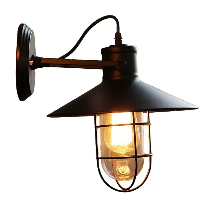 

Adjustable American Loft Retro Industrial Wall Lamp Porch Balcony Bedroom Bedside Corridor Stair Pub Cafe Wall Lamp Sconce