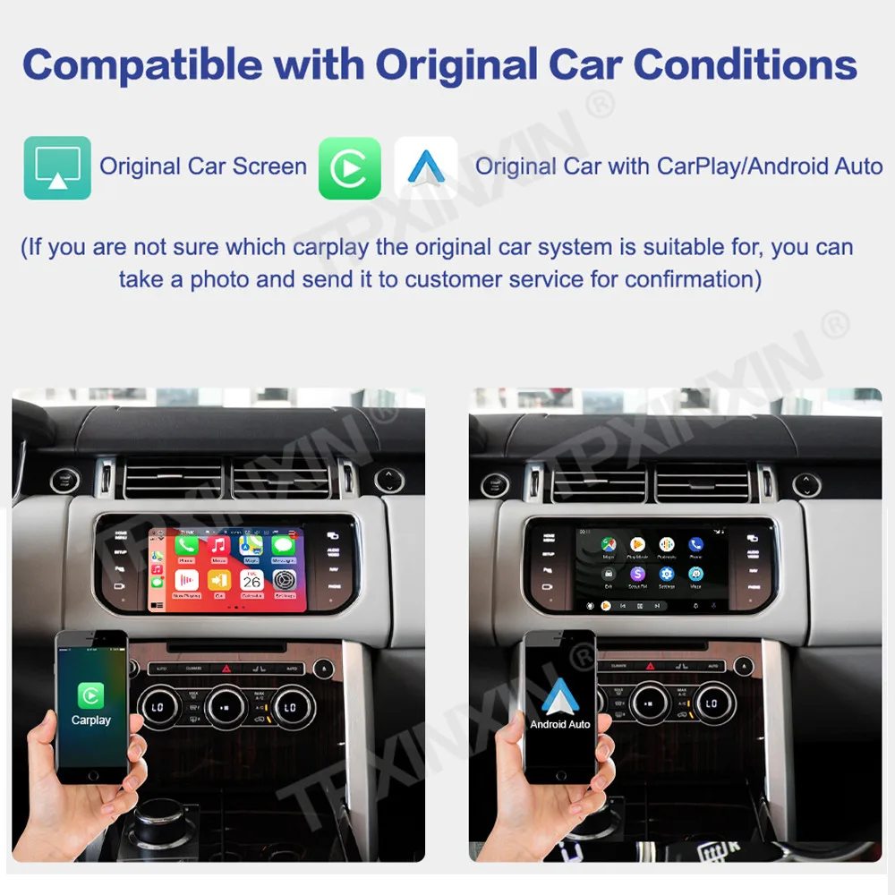 Wireless CarPlay Android Auto Decoder For Range Rover Evoque Sport Discovery Mirror Link AirPlay Voice Control Car Accessories