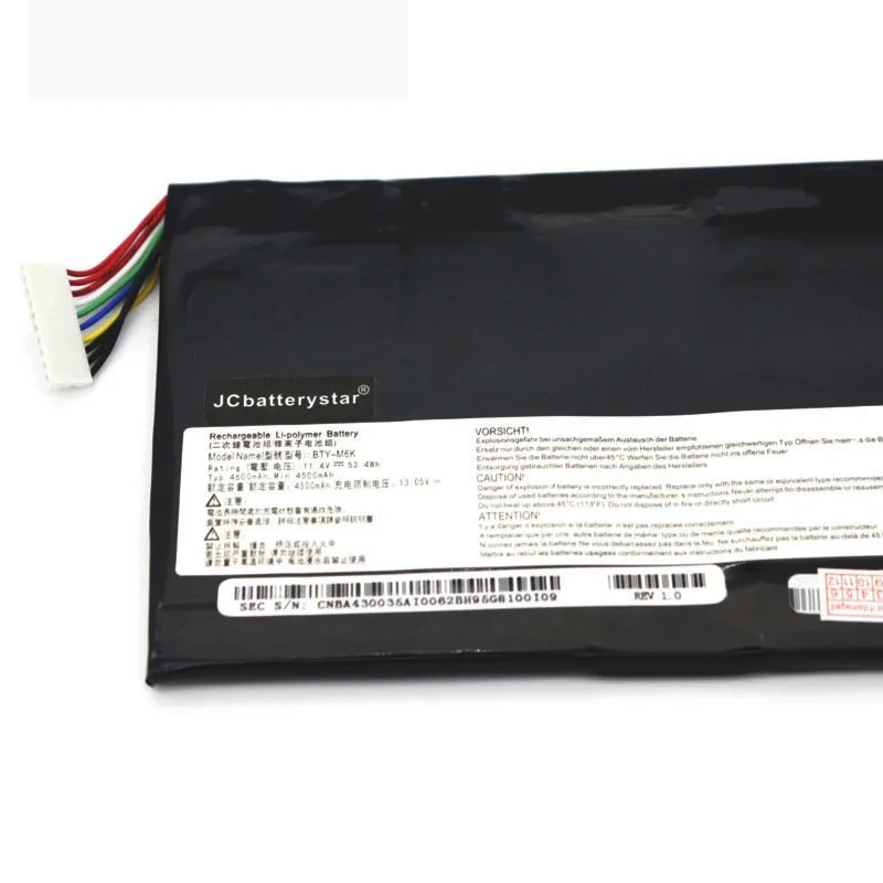 ZEDI BTY-M6K Original Laptop Battery for MSI MS-17B4 MS-16K3 GF63 Thin 8RD 8RC GF75 Thin 3RD 8RC 9SC GF65 Thin 9SE/SX Thin 10SDR