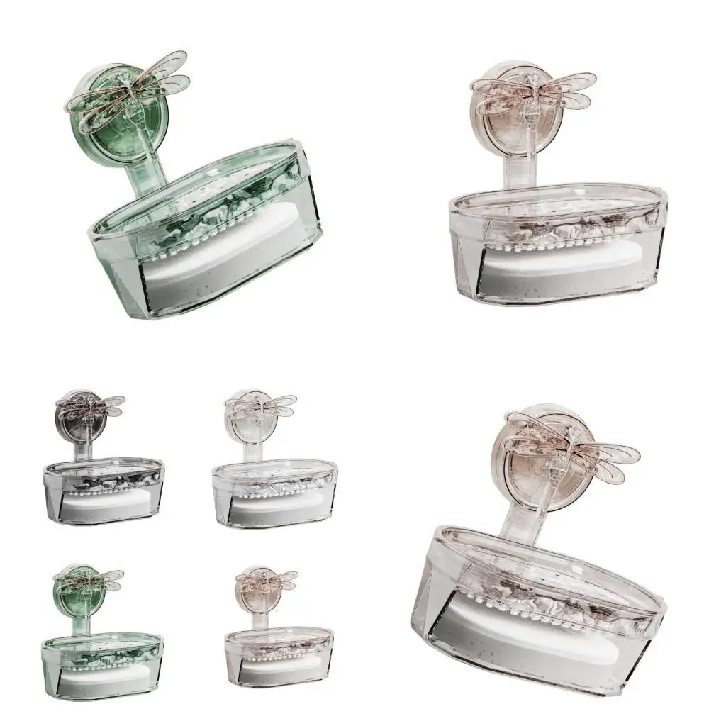 

E8BD Bathroom Soap Tray Prevents Soap Slippage, Soap Box Case Container Easily Use