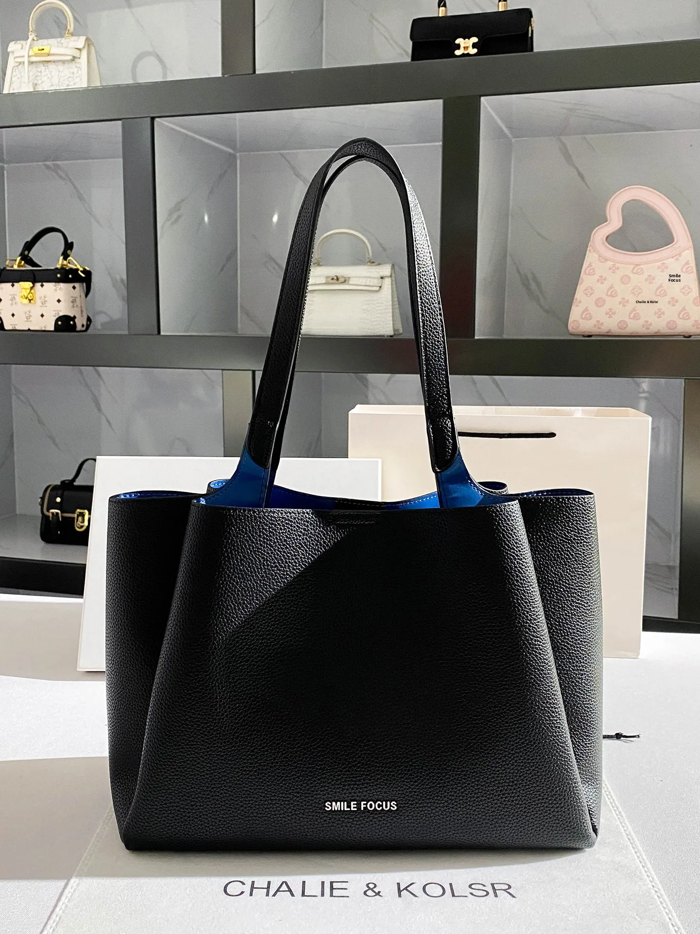 

Ciekolsr Luxury Large Capaci Tote Bag Women's 2026 Autumn Winter New Sle Commuter op Bag Soft Leather Handbag