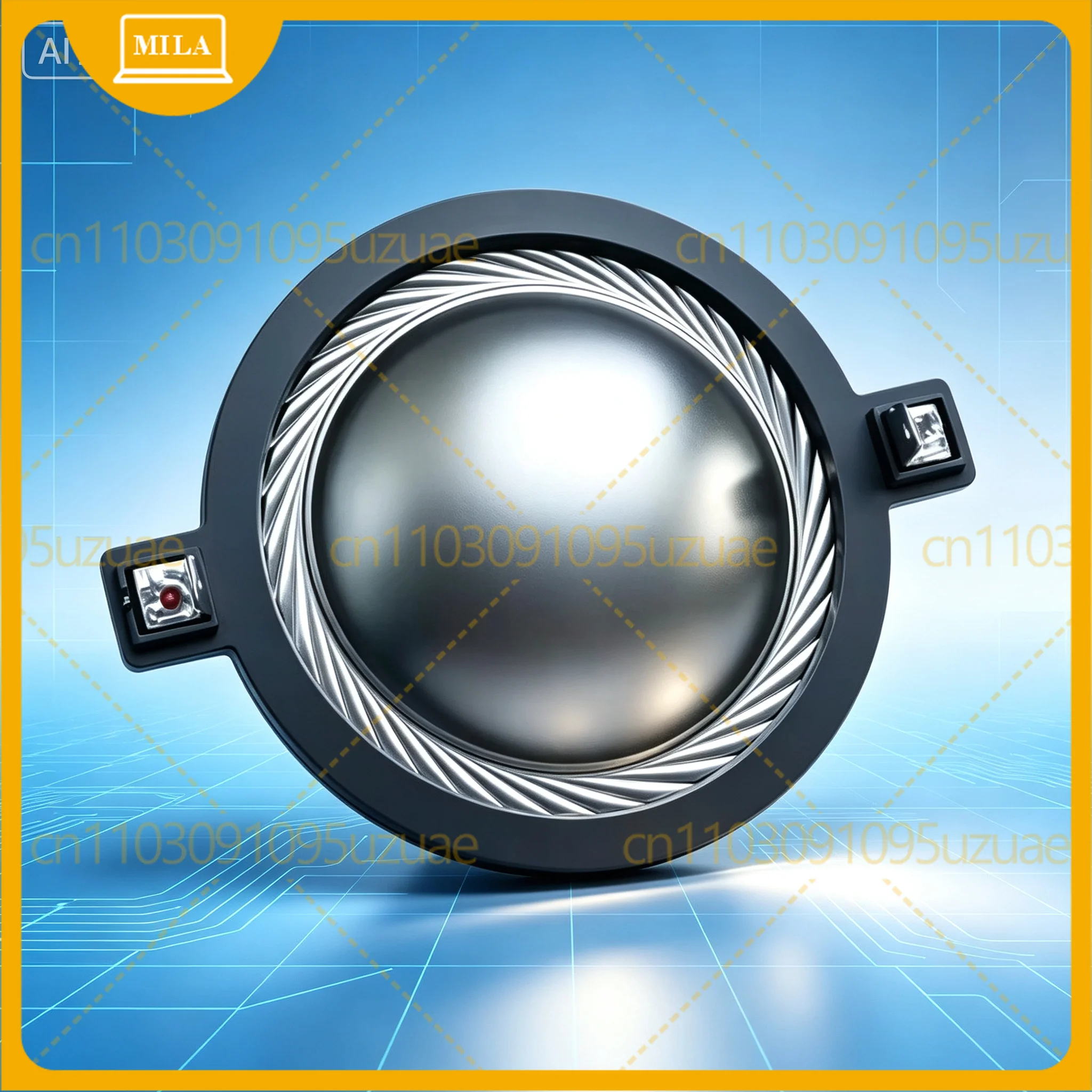 Flat Wire Diaphragm Voice Coil 64.8mm With Martin Solder Tab Replacement For B&C DE610‑8 DE610‑16 HF Compression Driver