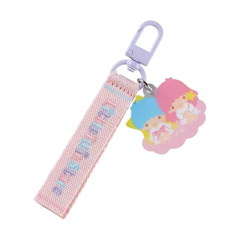 Sanrio Character Award Embroidery Keychain Kitty Wish Me Mell Usahana Cogimyun Melody Hanging Bag Charm Hanging Cell Phone Chain