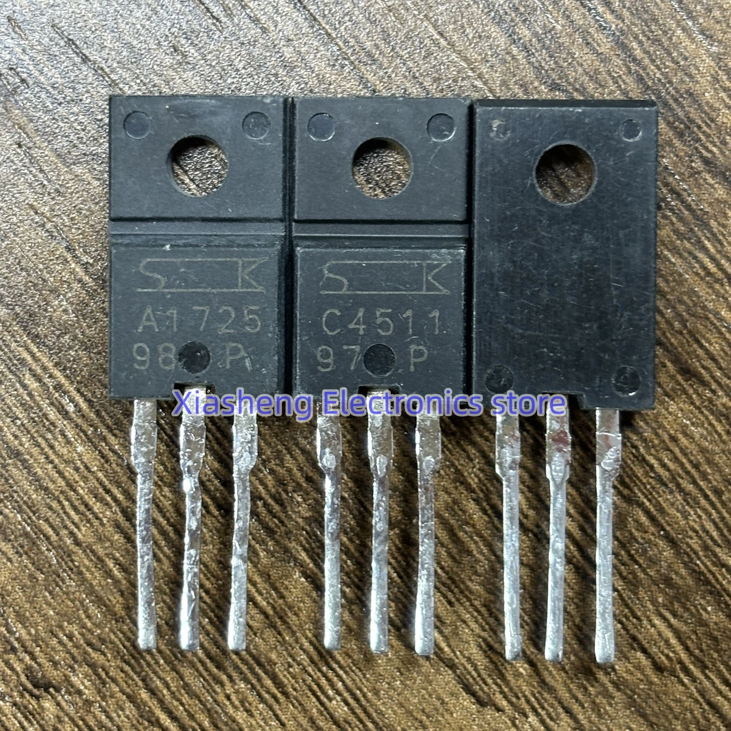 Novo original 5 pares 2sa1725 a1725 + 2sc4511 c4511 TO-220F transistor em estoque de boa qualidade