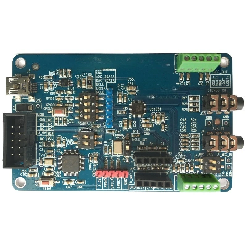 For ADAU1761 Audio Development Board Multi-type Microphone Input Test Module MIC Signal Collection Debug Board