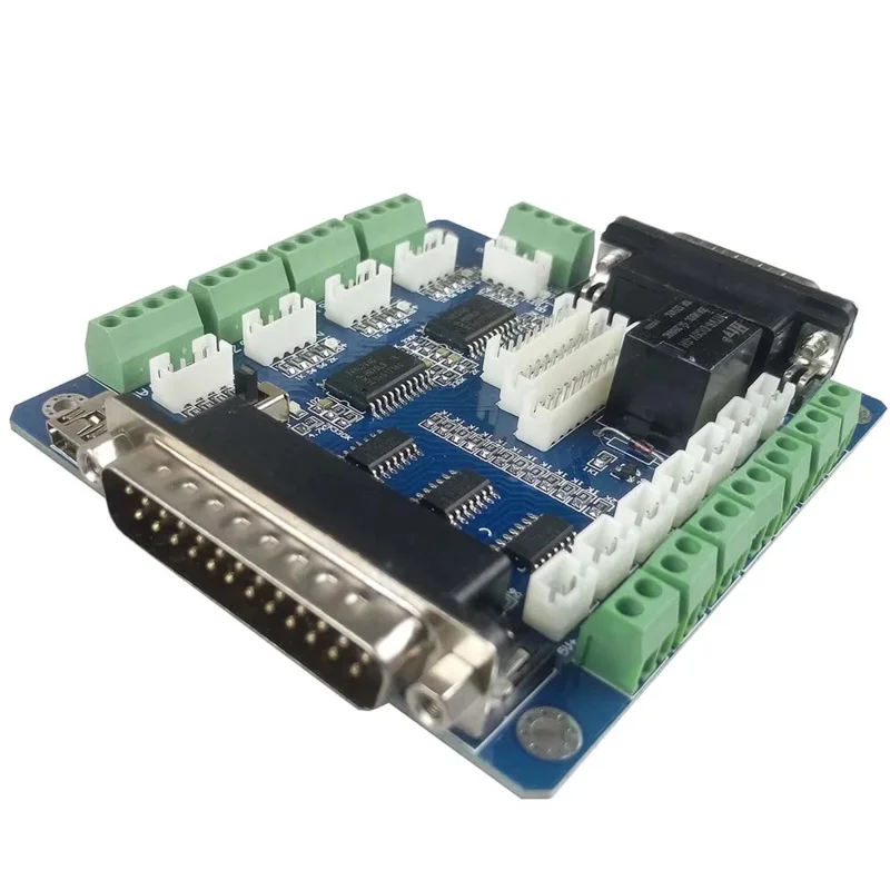 5 Axis Mach3 USB CNC Breakout Controller Board For Engraving Machine With 5 Axis Interface Board Of Stepper Motor