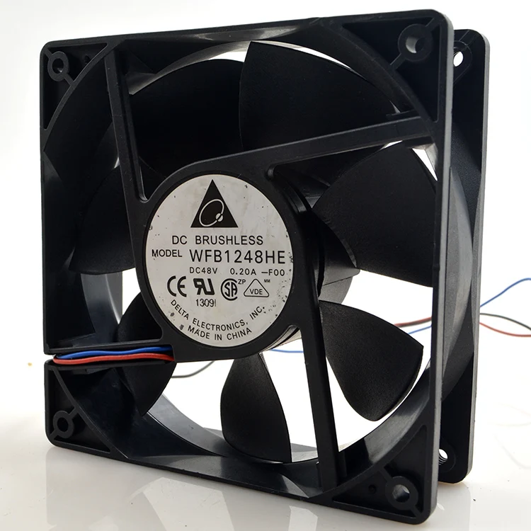 12 cm 48 v 0.20 A large volume waterproof fan WFB1248H 12038 server