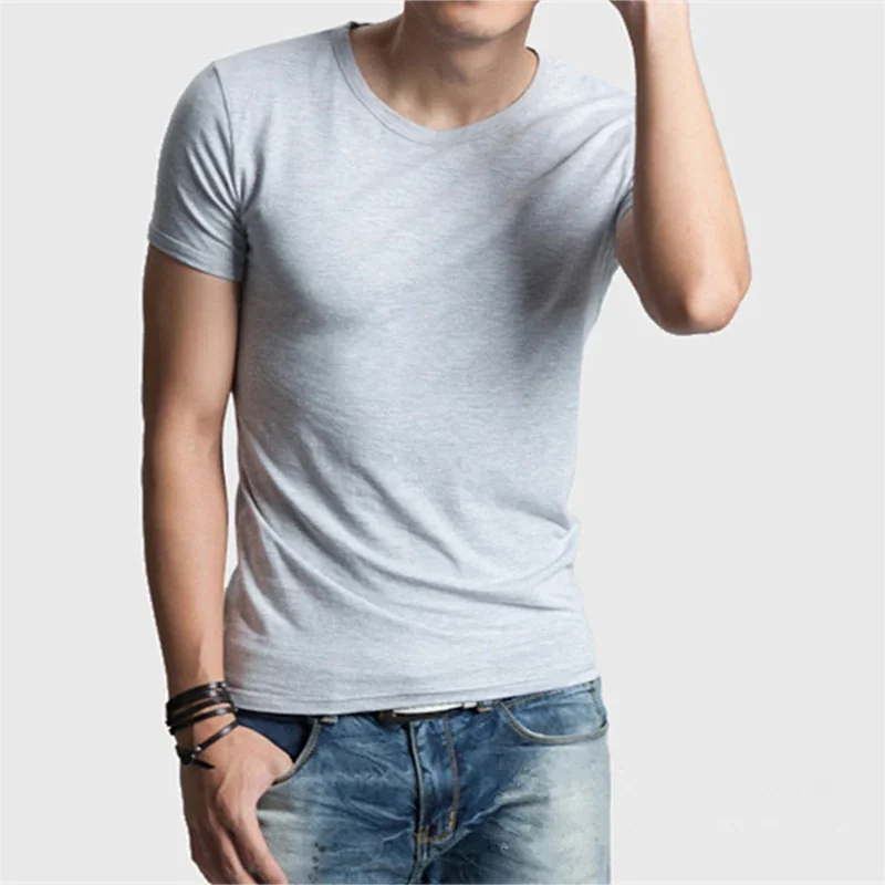 MRMT 2024 Brand New Men\'s T Shirt Pure Color Men Short Sleeved T-Shirt For Male Round Neck Man Tops Bottoming Tee Shirt Clothing