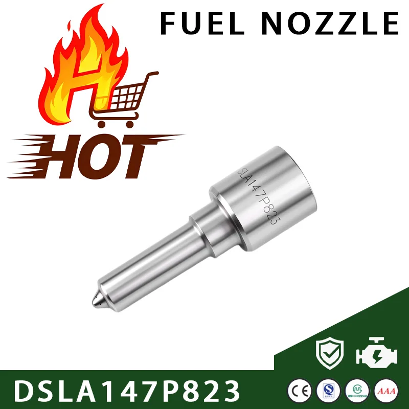 Diesel Fuel Spray Nozzle DSLA147P823 Flat Head White Needle Fuel Atomization Component For Engine Fuel Supply System LJ1342