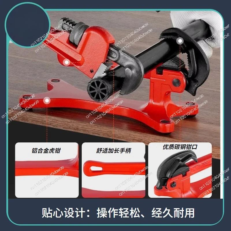 Heavy Duty Roller Pipe Bracket Gantry Pipe Table Vice Bracket Pipe Tools Adjustable Bracket Gantry Pliers