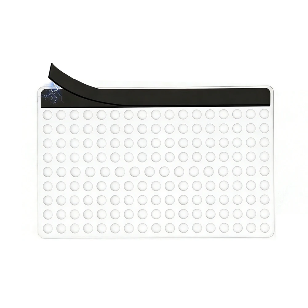 White PP Skimmer Net Cover Protector with Magnetic Frame for Easy Installation on Skimmer Opening 15.7 x 9.8 inch