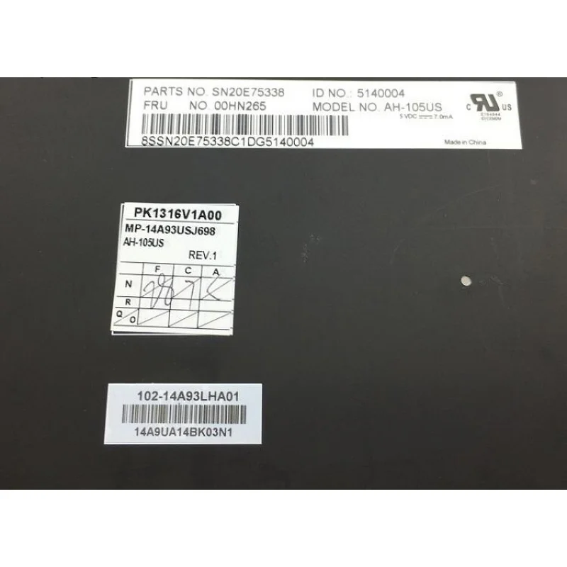f  00HN265 FOR Lenovo Thinkpad S5 Yoga 15 Laptop US English Keyboard Backlight