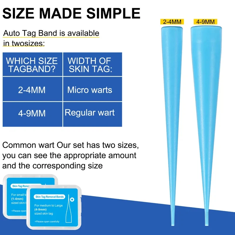 2 In 1 Auto Skin Tag Remover Kit Painless Mole Wart Removal Tool 2-9mm Micro Treatment Skin Care Equipment 3