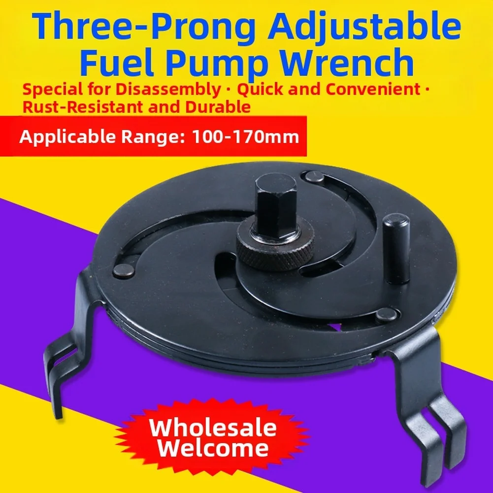 Fuel Tank Tool Adjustable Fuel Pump Tool Chrome Vanadium Steel Lightweight Construction Adjustable Tool Automotive Maintenance