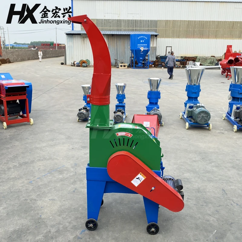 آلة قطع القشر الكهربائية ثنائية الغرض لمعالجة أعلاف الماعز والأغنام #4