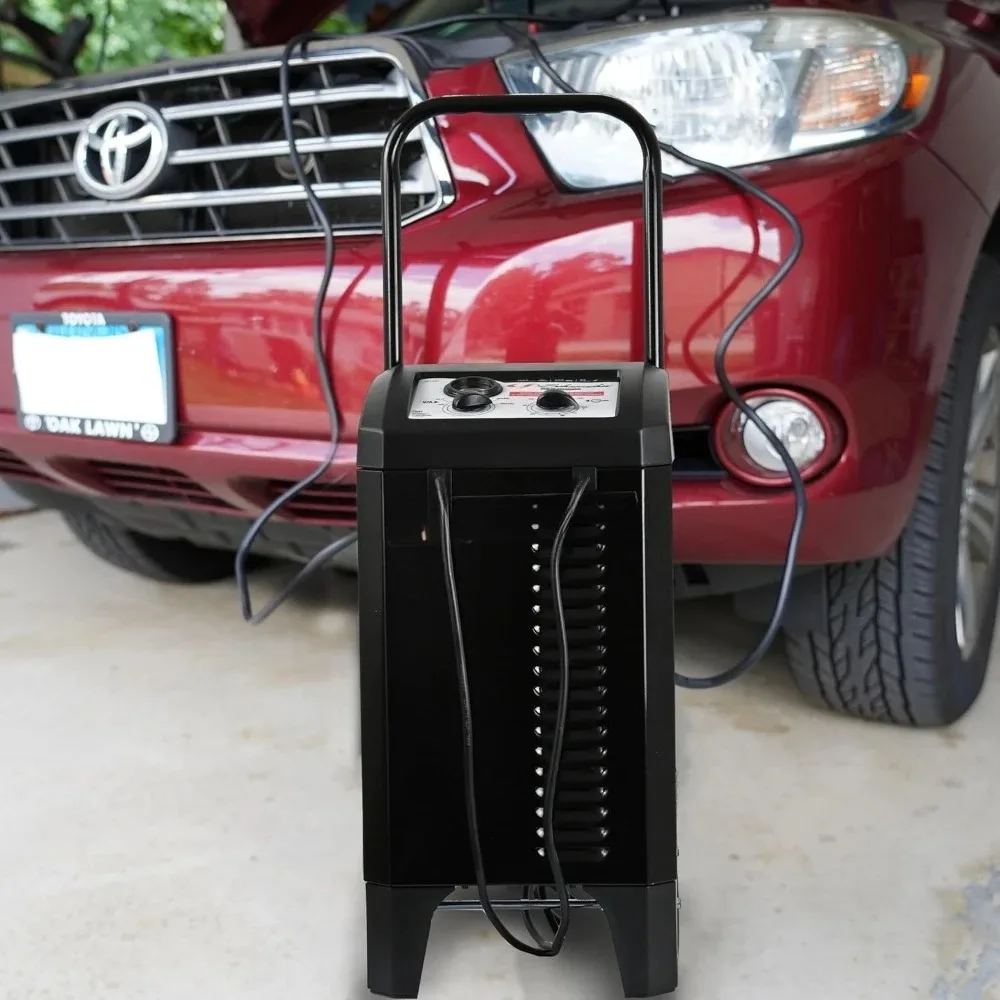 شاحن بطارية يدوي بعجلات 10 أمبير مع محرك 200 أمبير تشغيل 40 أمبير دفعة للسيارات البحرية 6 فولت 12 فولت