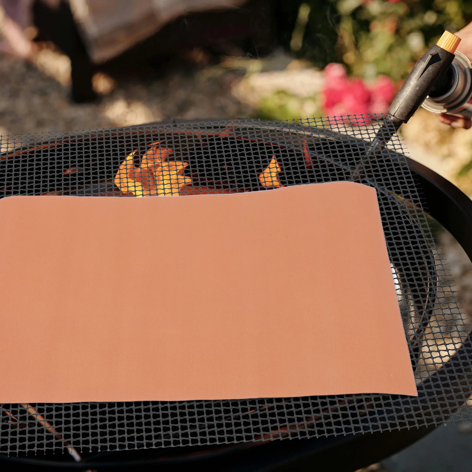 

7 Pcs Barbecue Mat Grill Mats for Grilling Non-stick Bbq Baking Outdoor Pads High Temperature Resistance