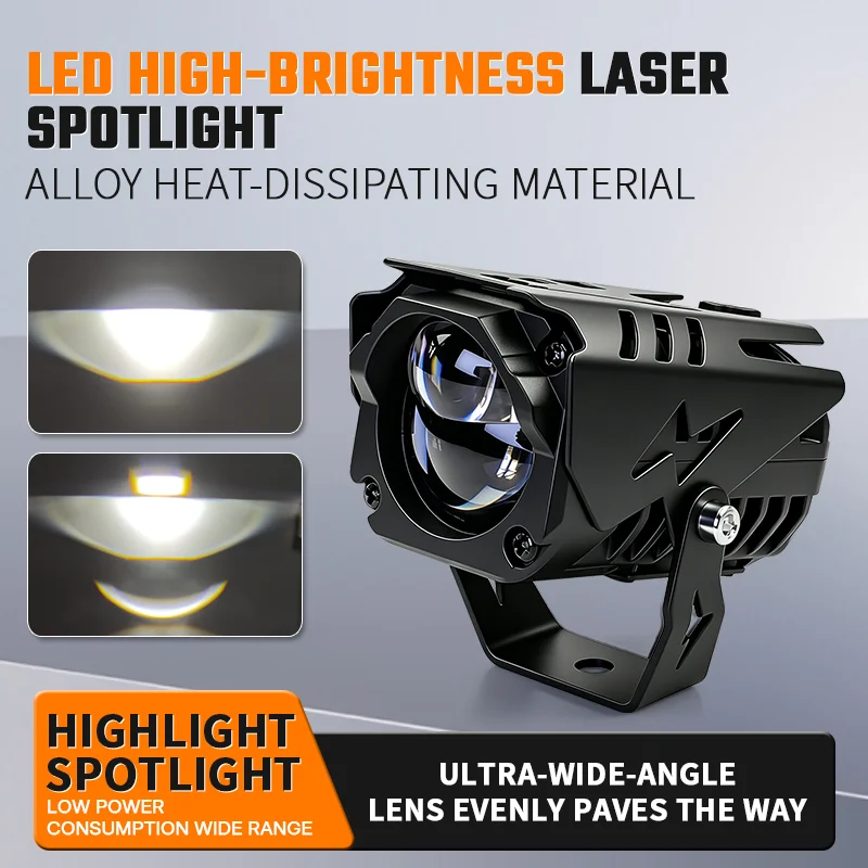 ADV Waterbird Electric Vehicle Motorcycle Integrated Auxiliary LED Light, External Cutting‑Line High‑Beam Road‑Laying Lamp