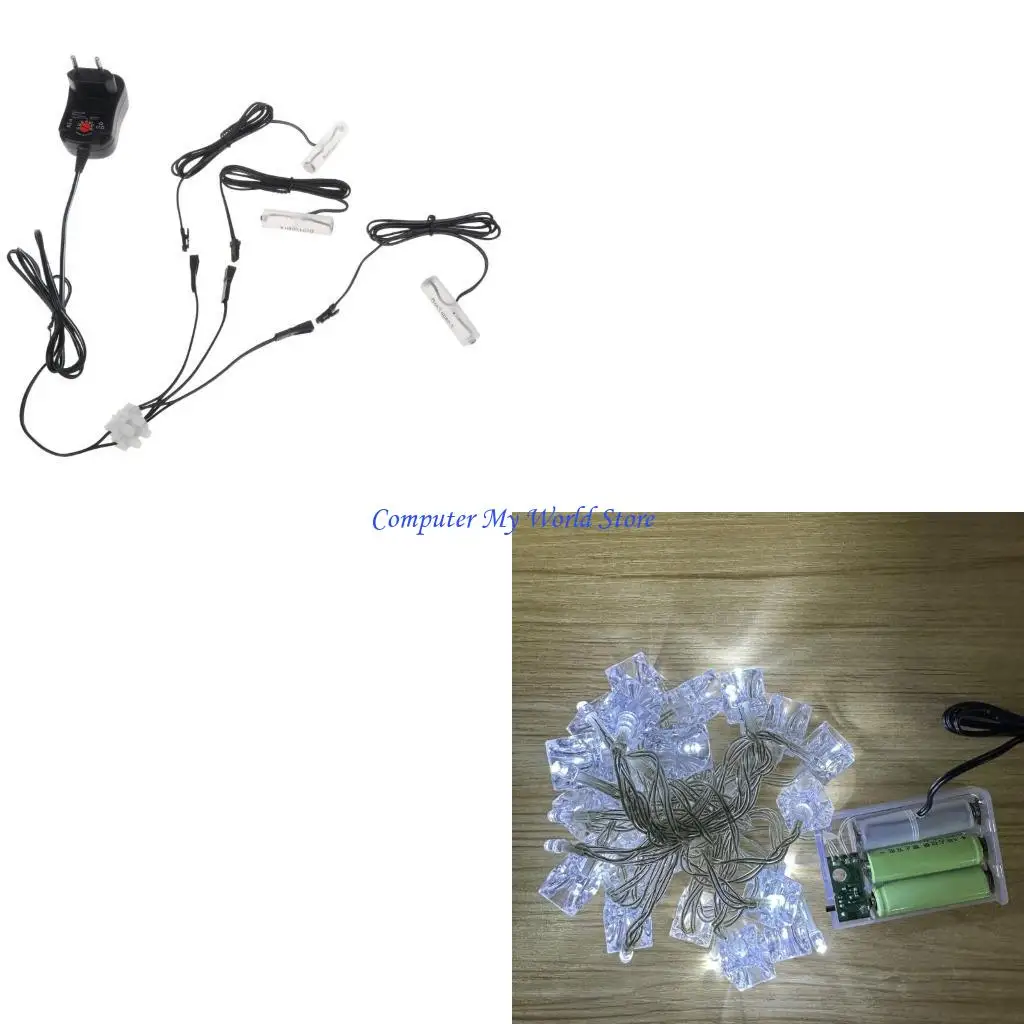 

3in1 AC-DC 3V 4.5V 6V 9V AA Battery Can Replace 2-8AA Batteries for Toy Flashlight for Door Lock Game