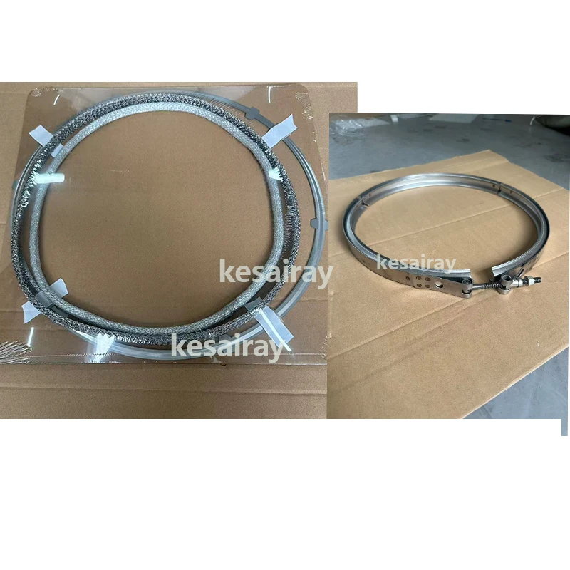 DPF Clamp and Gasket Accessories Kit 8AL074 for Volvo 1x 8AL006 (V-Clamp)+2x 8AL069+1x 8AL070+1x 8AL072