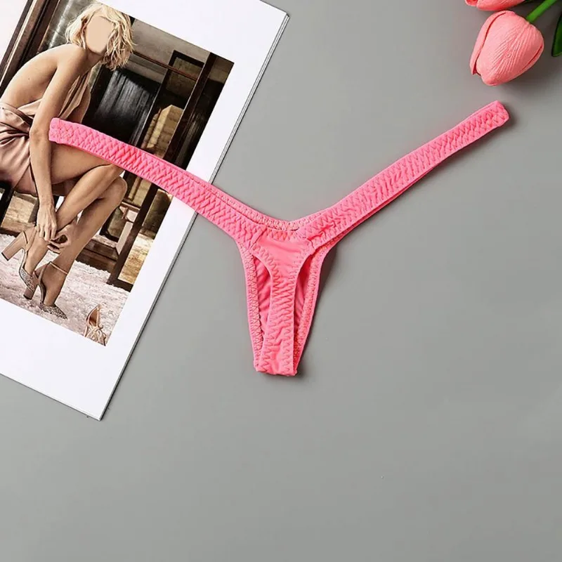 

Mini Sexy Underwear Women Thong Low-Rise G-string Micro Bikini Bottom Thongs Female Panty