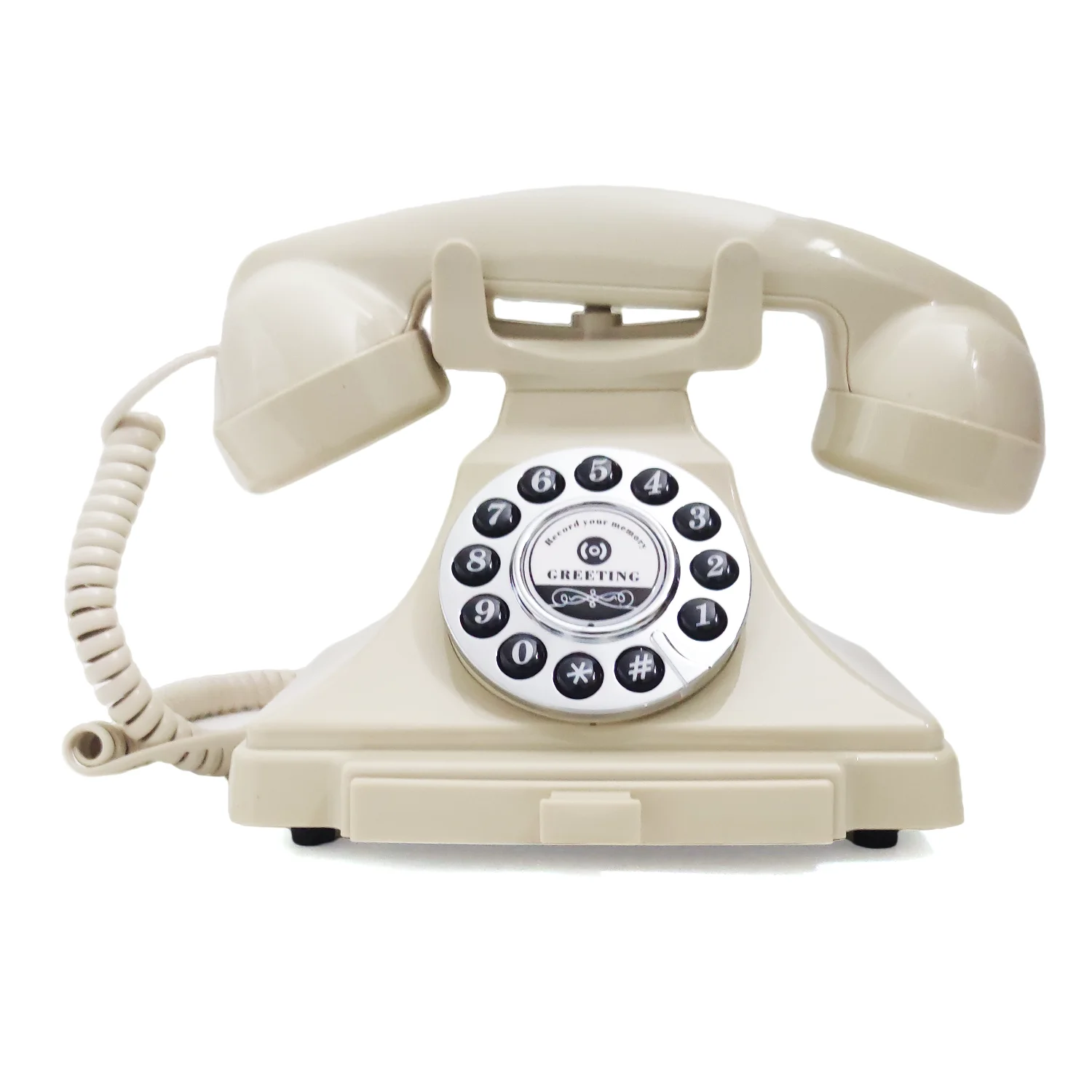 Wedding Phone Audio Guestbook Retro Rotary Style Antique Phone Audio Guest Book Phone Message Voice Recorder For Wedding Party