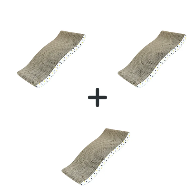 Kat Scratchers Kartonnen Kat Krabplank Duurzaam Grind Claws Golfpapier Huisdieren Bank voor Binnenkatten Kittens