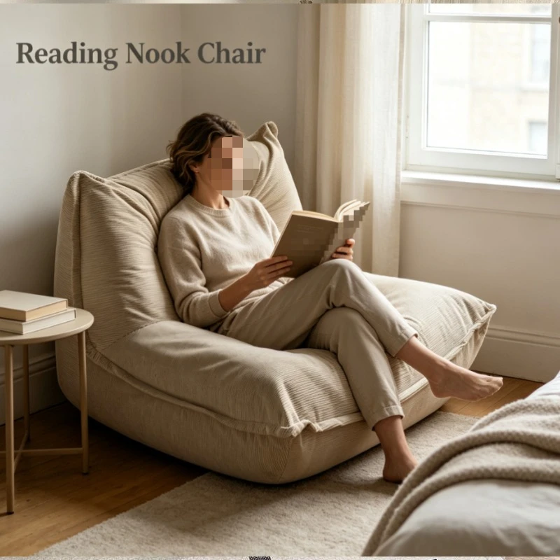 Modular Bean Bag Chair With Removable Cover And Epp Filling For Dorm Or Studio Apartment Use