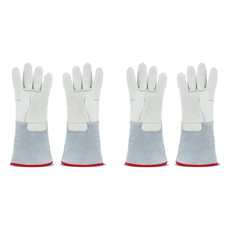 PHILE-4X Cryogenic Gloves 14.2Inch/36Cm Long Mid- LN2 Protective Gloves For Liquid Nitrogen/Dry Ice/Cold Storage