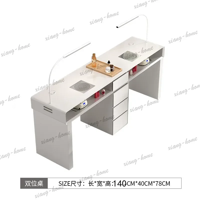 Factory Direct Rectangle Simple Manicure Table Rustic Traditional Chinese Unique Manicure Table Aesthetic Elegant Mesa De Manicu 5