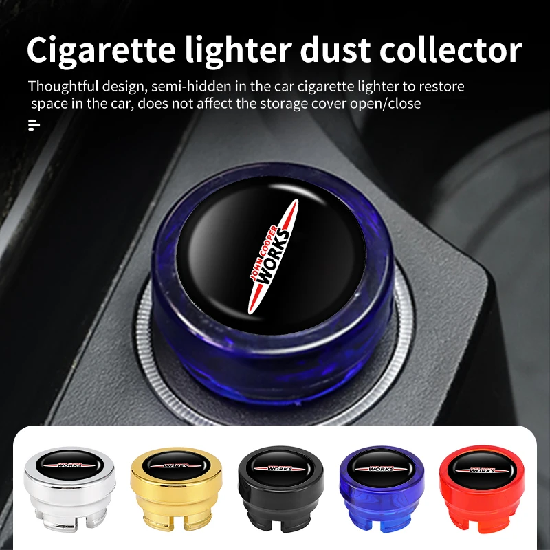 Plugue universal do isqueiro do carro, ignição Dustproof tampa para MINI R60, F56, R56, F54, F57, R70, JCW, John Cooper Works