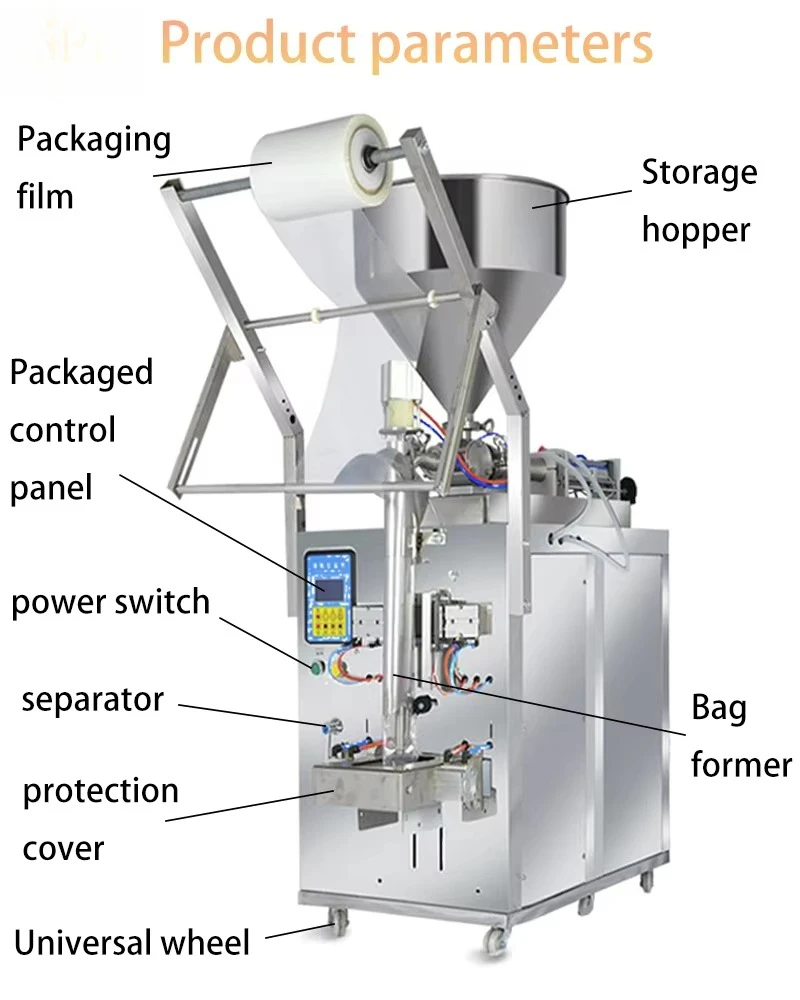 Best Selling Bagged Peanut Butter Honey Paste Packaging Machine Honey Packaging Sachet