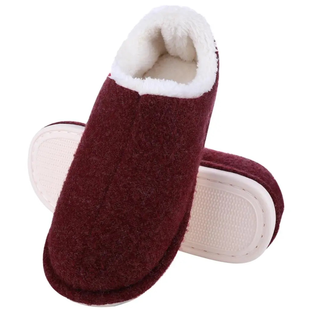 Litfun Winter Fur Cotton Slippers Women Indoor Warm Plush Home Cozy Slippers Fluffy Female Soft Sole Non-Slip Casual Furry Shoes