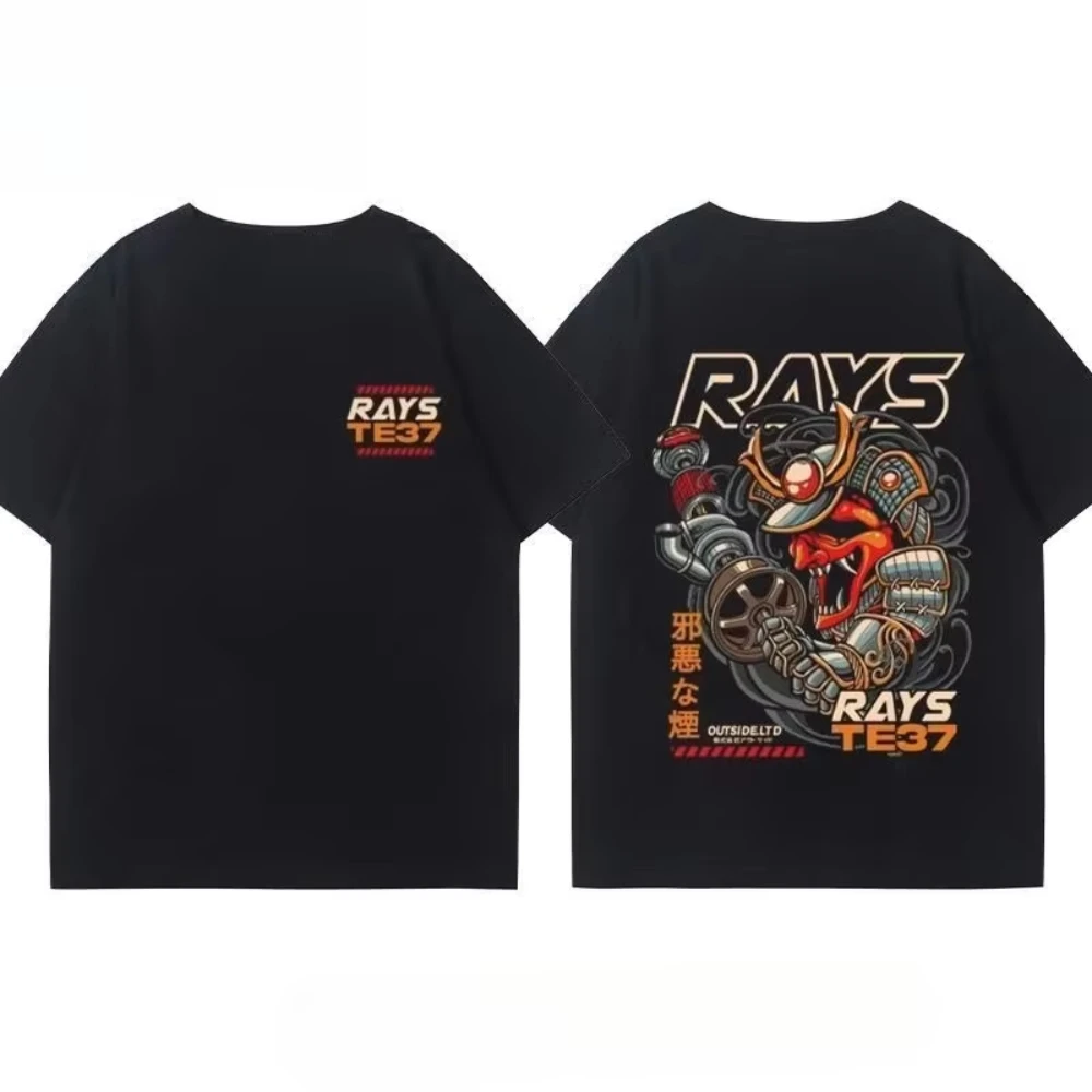2026 Auto Tuning Wheel Rim Graphic Printed Cotton Kids Adults Unisex Short Sleeve T-Shirt Car Enthusiast Casual Tops