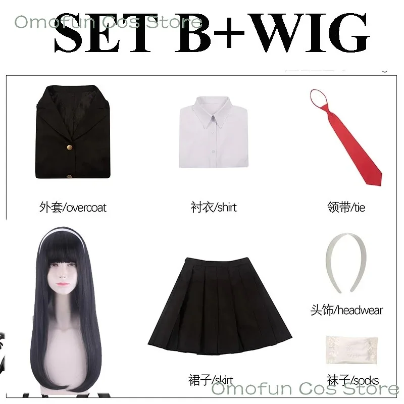 تومي كاواكامي تومي تأثيري حلي شعر مستعار حلم الساحرة لعبة Idv الهوية الخامس هالوين الرعب تأثيري هزلية المرأة JK الزي المدرسي #3