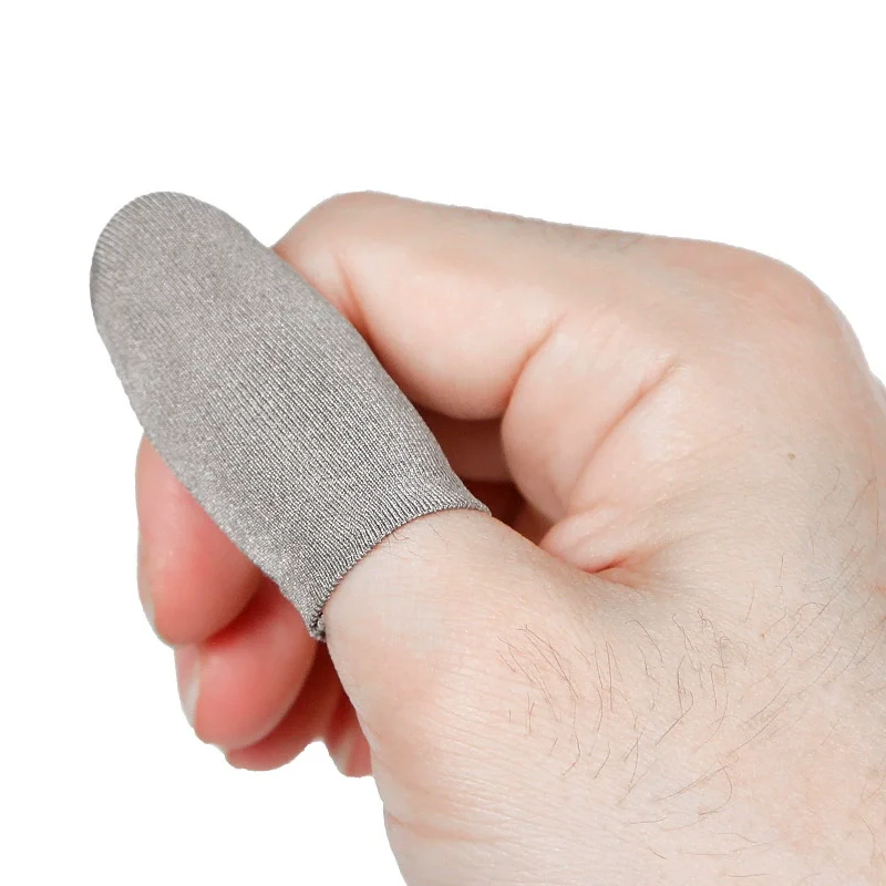 24 قطعة الهاتف المحمول فنجر الكفة الألياف لعبة الهاتف المحمول شاشة تعمل باللمس الألياف تنفس ومقاومة للعرق المشي لعبة فنجر الكفة