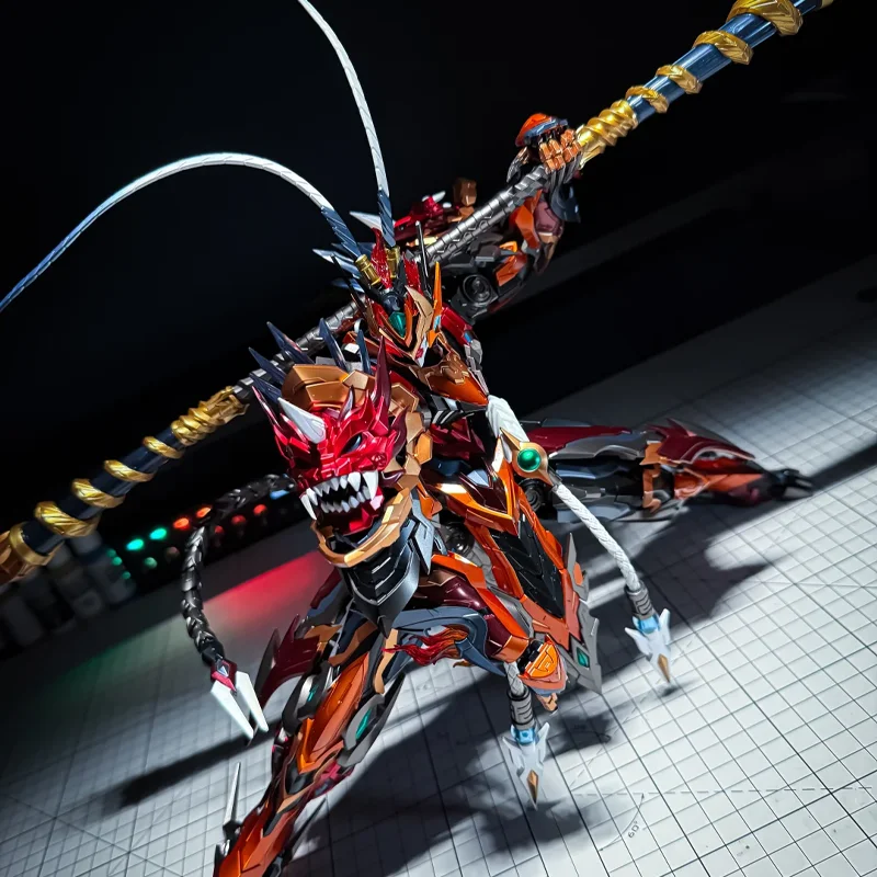 MOTOR NUCLEAR MNQ-XH08 Monkey King Sun WuKong Serie ABS Legering Skelet Action Figure Volledig Poseable Assembly Model Toy Boy Gift