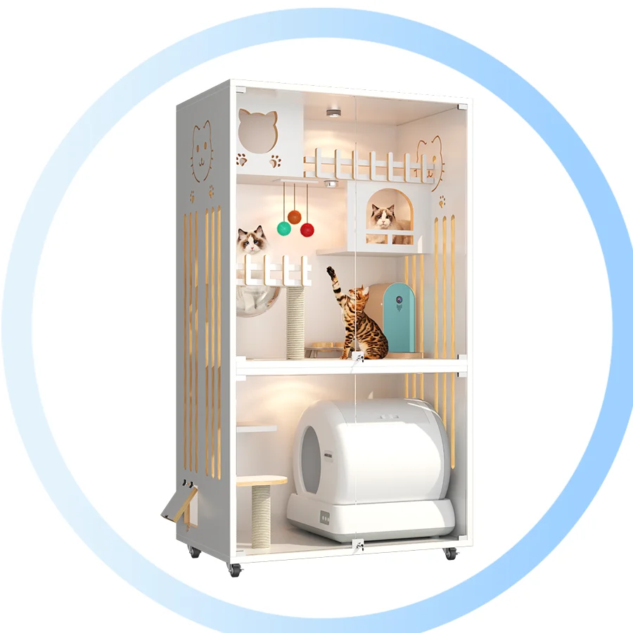 

Large Space Luxury Sleeping Cave Durable Solid Pet Cat House Indoor Cat Cave House