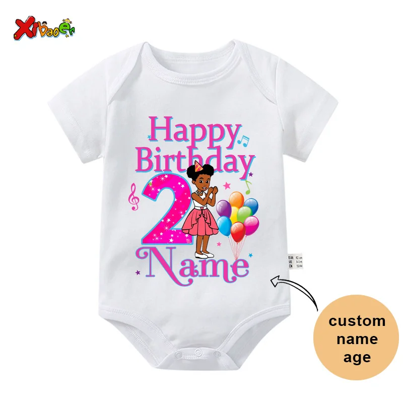 Baby Onesie Birthday Girl 1st Outfits Party Maching Toddler Baby Girls Clothes Toddler Girl Clothes Pajamas 1 2 Years Old Kids