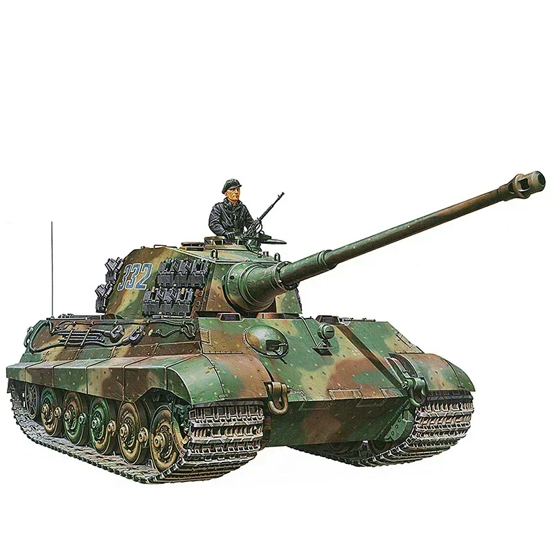 

Модель TAMIYA 35164, 1/35 Tiger King, тяжелый танк Henschel, револьверная сборка, игрушки, комплект модели
