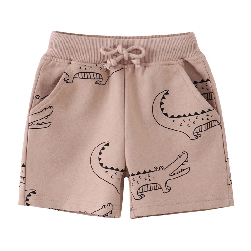 

Zeebread Summer Boys Girls Shorts Drawstring Crocodile Print Toddler Trousers Short Pants Baby Clothes Hot Selling Kids Pant