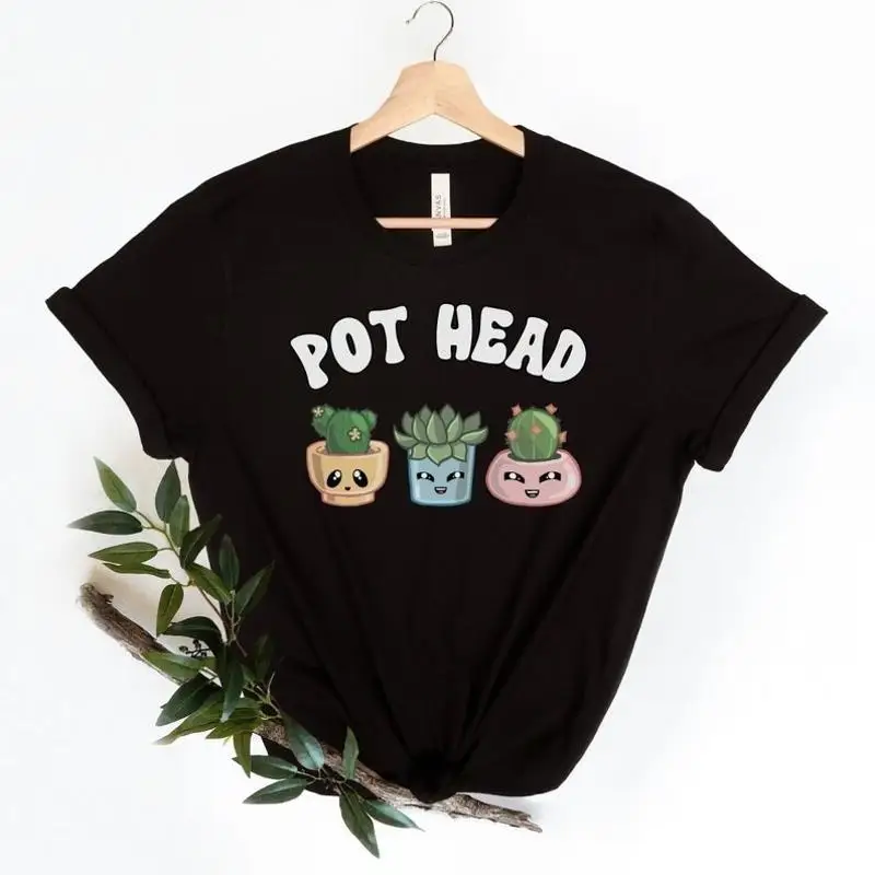 

Футболка Pot Head для любительниц растений, мам и садоводов S