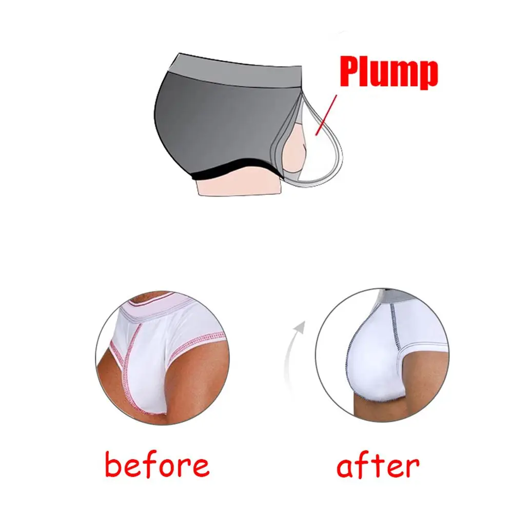 6 Colors Sexy Jockstraps Briefs shorts Bulge Pad Swimwear Enhancer Cup Sponge Pouch Underwear