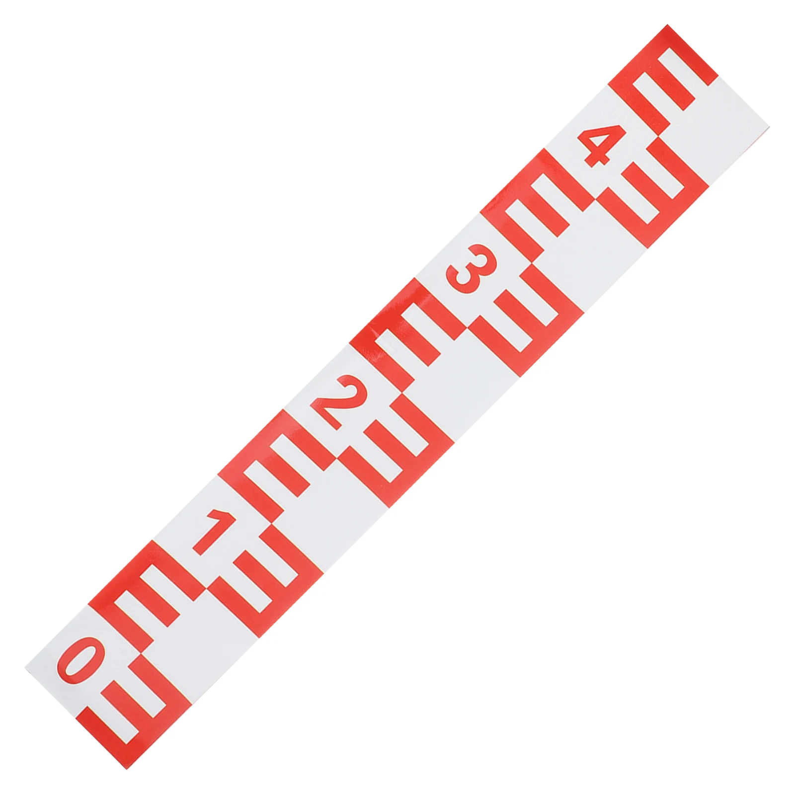 

Water Level Ruler Reflective PVC Self Adhesive Sticker Pool Lawn Gauge Tool Red Scale Measuring Fish Tank Aquarium Instruments